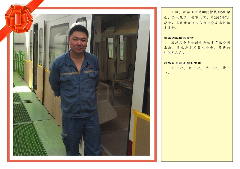 優秀畢業生機械工程系08數控技師5班–王雄