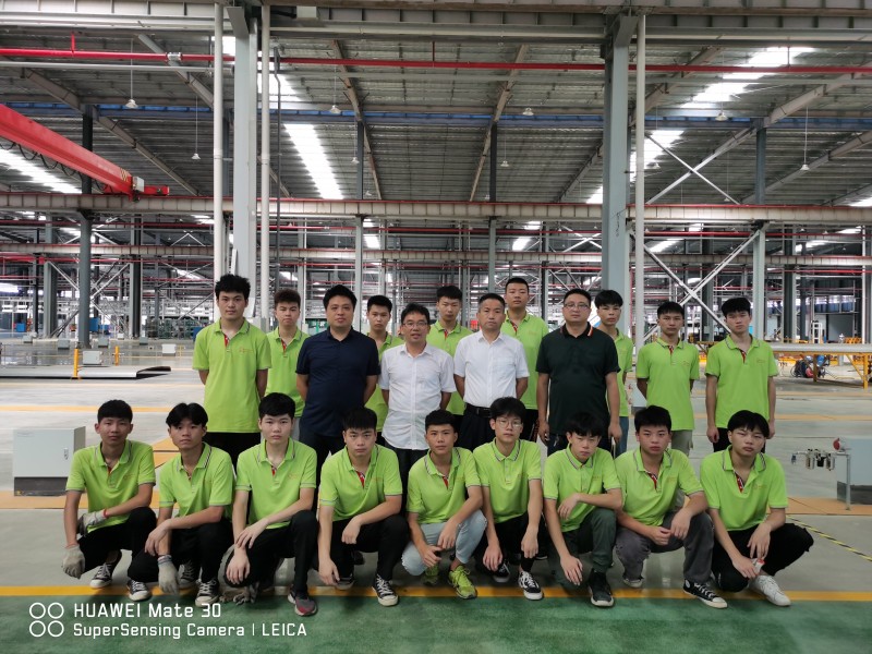 我系領導赴企業回訪