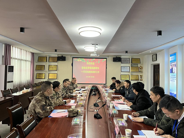 衡陽警備區來我院調研征兵及高校基層武裝部建設工作
