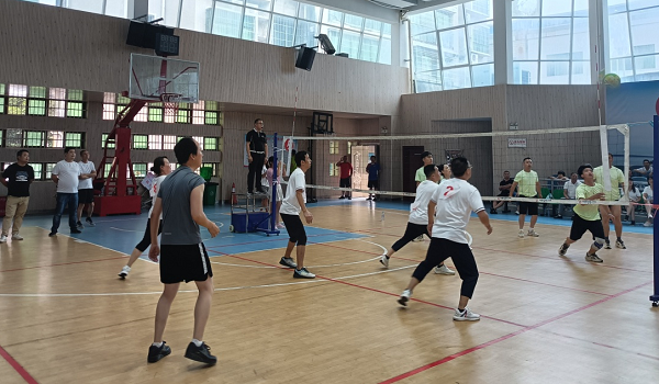 農工黨衡陽技師學院支部組織黨員參加衡南縣統戰系統氣排球賽